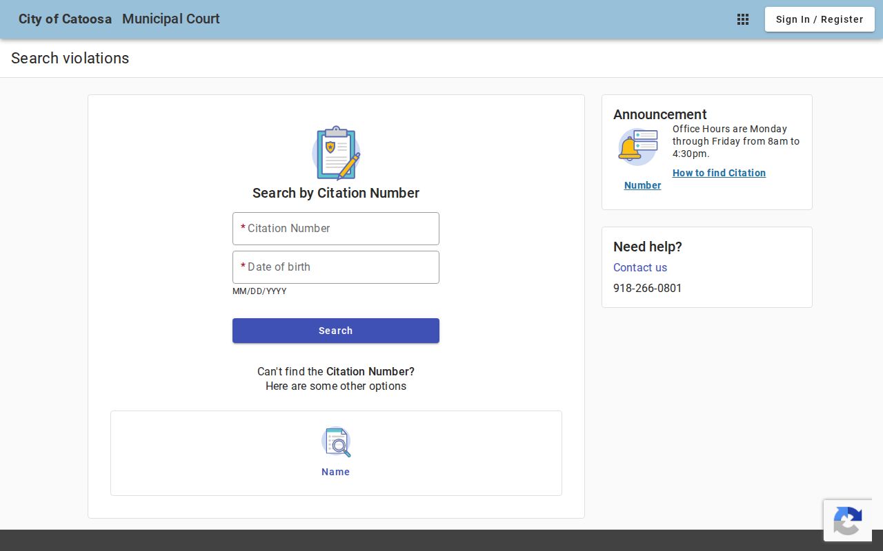 Wagoner County traffic warrant citation lookup field groups